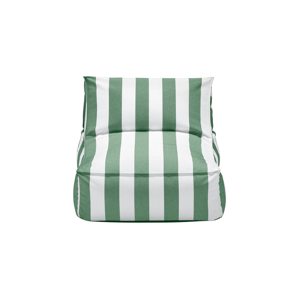 STAY Cabana Stripe Low-Profile Outdoor Patio Lounge Chair - Luxury Pool Furniture - Water and UV Resistant by Blomus