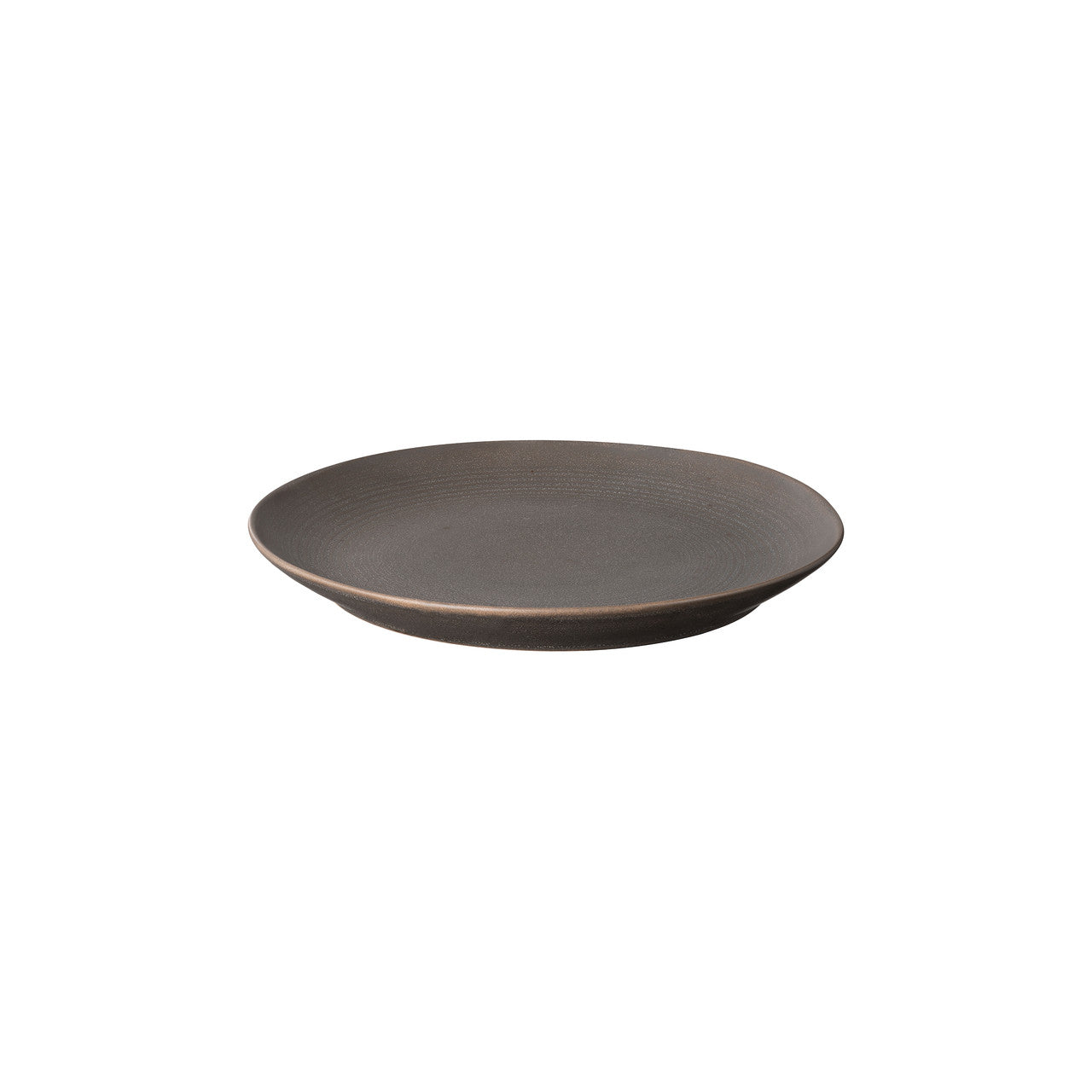 BLOMUS KUMI Stoneware Dinner Plate - Espresso - 10.2" / 26cm