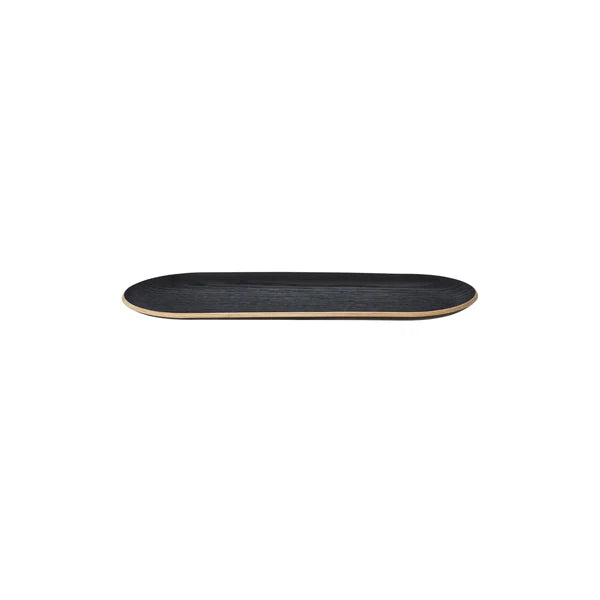 BLOMUS BAKI Oval Trays (set of 3) - Black Lacquered Finish