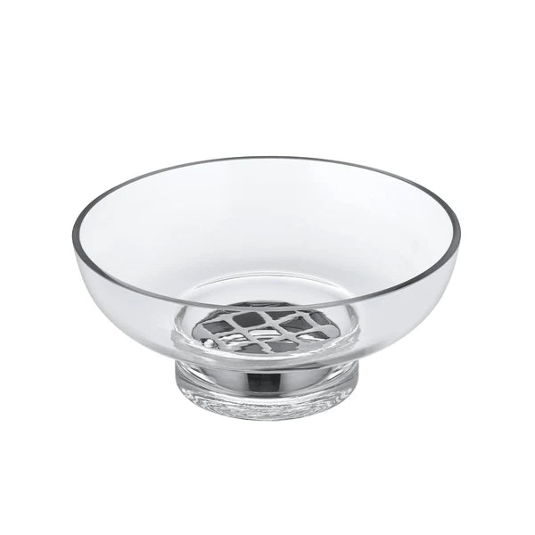 Blomus MIYABI Glass Vase - Low With Flower Grid