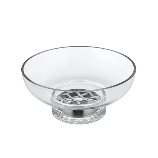 Blomus MIYABI Glass Vase - Low With Flower Grid