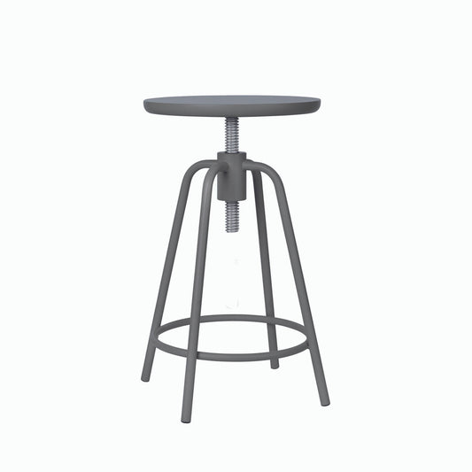 BLOMUS AROUND Adjustable Stool Steel Grey