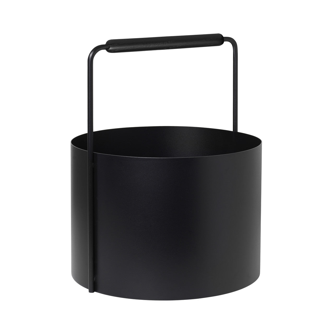 BLOMUS ASHI Firewood Basket - Black Handle