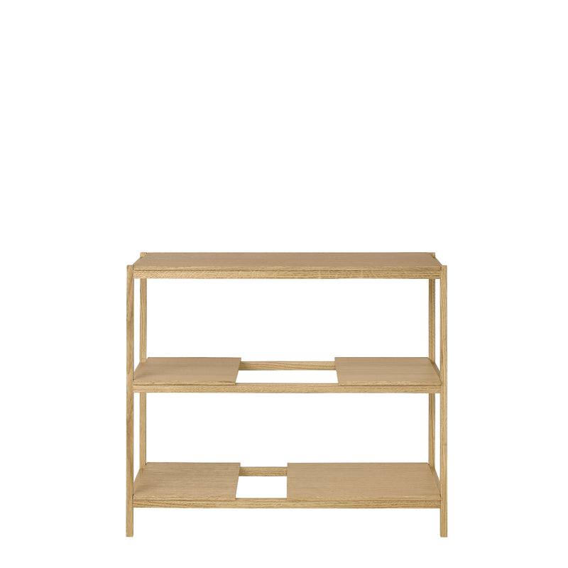 SUKOYA Oak Shelving Unit - 3 Shelf