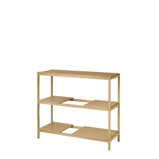 SUKOYA Oak Shelving Unit - 3 Shelf