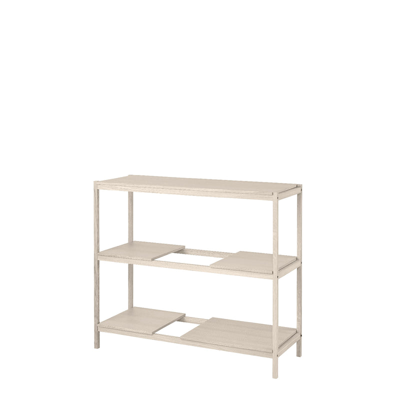 SUKOYA Oak Shelving Unit - 3 Shelf