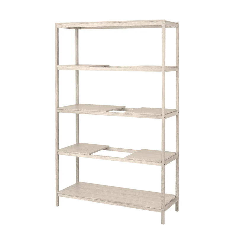 SUKOYA Oak Shelving Unit - 5 Shelf
