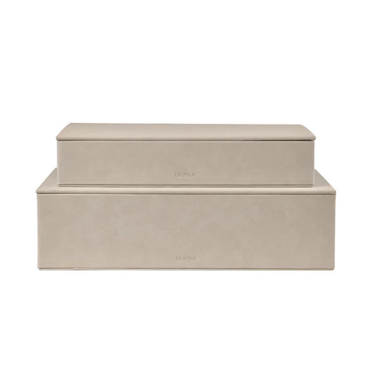 BLOMUS SAHLA Faux Suede Storage Boxes - Set of 2