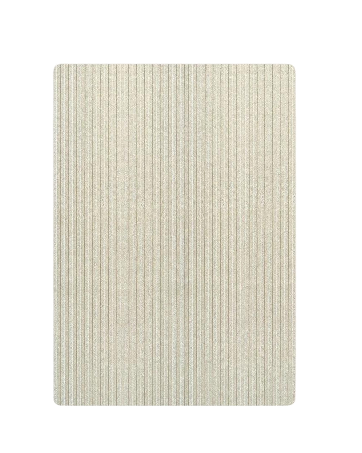 Rug SOLID STRIPE Off White 3.9 x 5.9ft