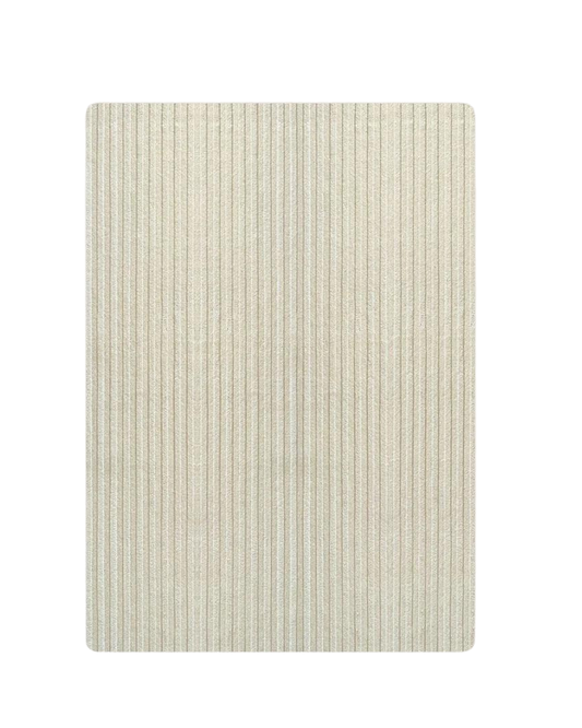 Rug SOLID STRIPE Off White 3.9 x 5.9ft