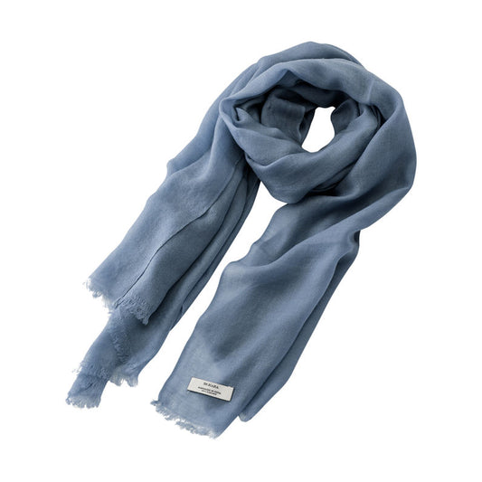 St. Kara Cashmere Scarf Blue