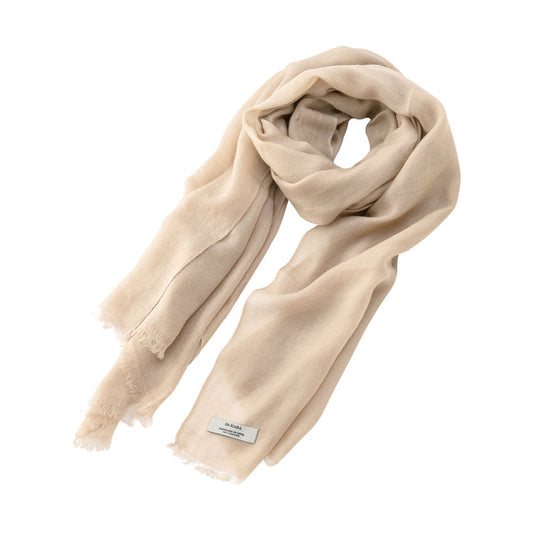 St. Kara Cashmere Scarf Beige