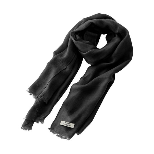 St. Kara Cashmere Scarf Black