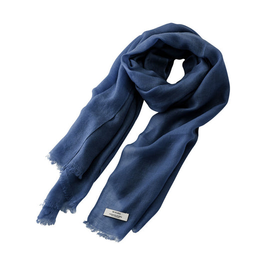 St. Kara Cashmere Scarf Navy