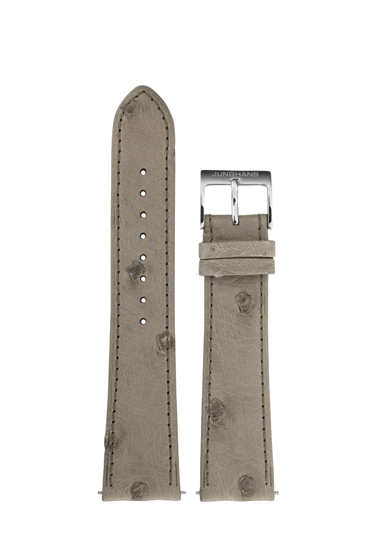 Junghans Ostrich Strap XS Grey 420506932