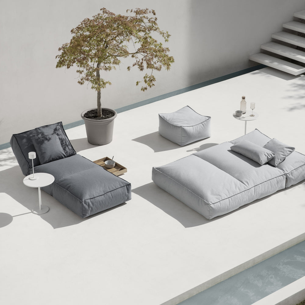 STAY Low-Profile Twin Size Outdoor Patio Convertible Daybed Lounger - Water and UV Resistant by Blomus