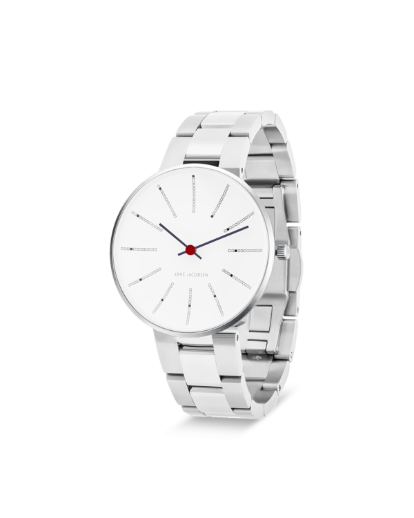 Bankers 34mm Watch (53101-1628) by Arne Jacobsen