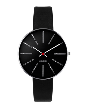 Bankers 34 mm Watch (53104-1601) by Arne Jacobsen