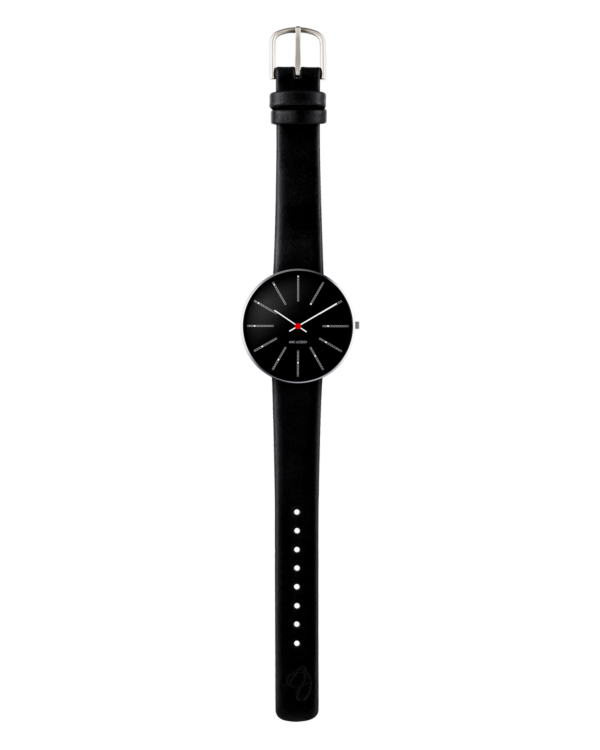 Bankers 34 mm Watch (53104-1601) by Arne Jacobsen