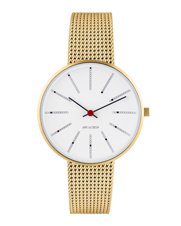 Bankers 34 mm Watch (53107-1609) by Arne Jacobsen