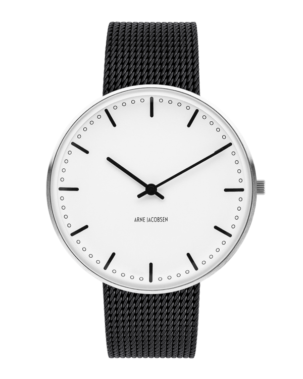 City Hall 40 mm Watch (53202-2010) by Arne Jacobsen