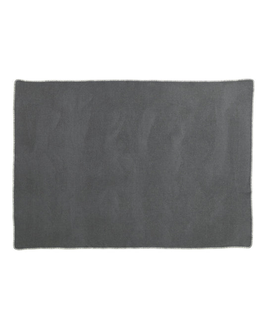 Blanket YLVA Dark Grey/Charcoal by Pappelina