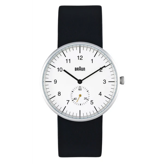 BRAUN MENS ANALOG WATCH amei-bn24whbkg