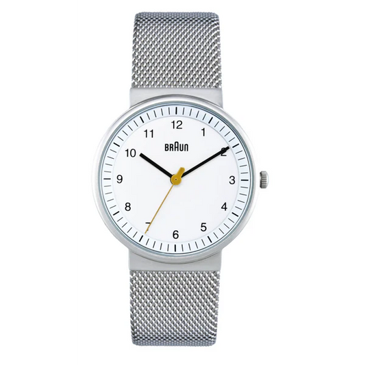 BRAUN Analog Watch BN-0031WHSLMHL (sale)