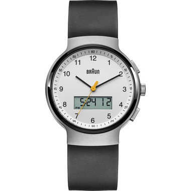 Braun Men s BN 159WHBKG Analog Digital Dual Time Chronograph Date