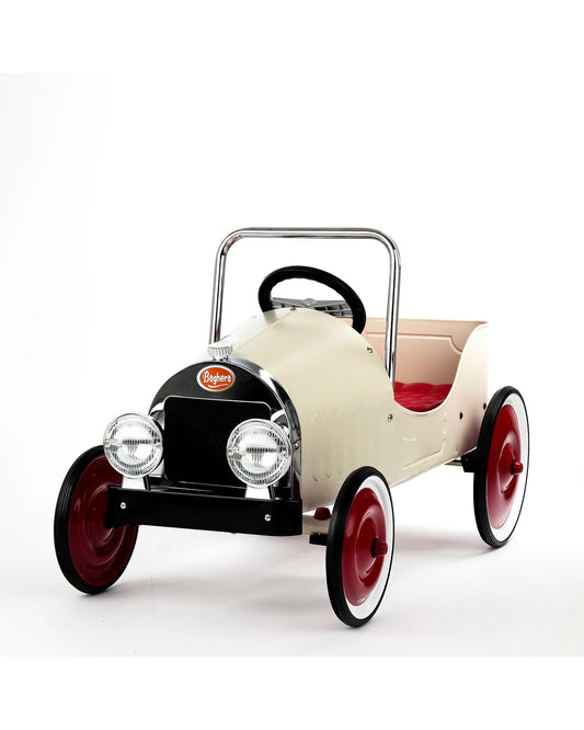 Classic Pedal Car (White) by Baghera