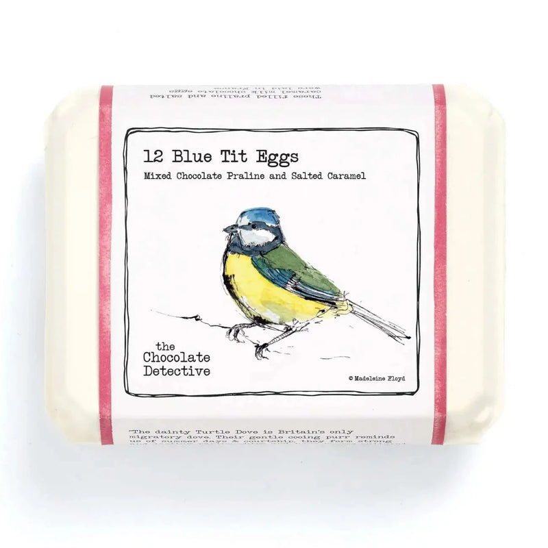 The Chocolate Detective - Blue Tit with Assorted Praline and Caramel