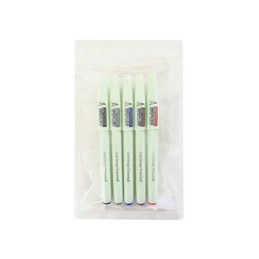 Craft Design Technology Brush Sign Pen Set (set of 5)