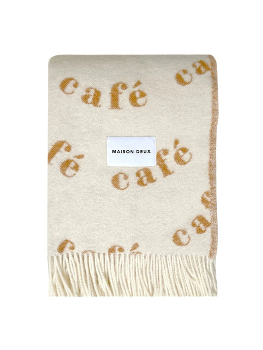 Maison Deux Blanket CAFE Beige