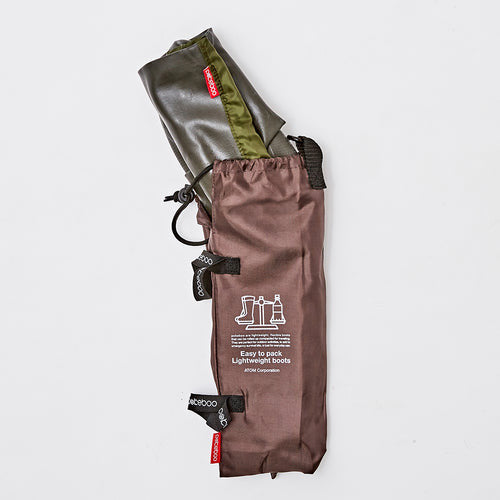 bag for rain boots POKEBOO Packable Rubber Rain Boots