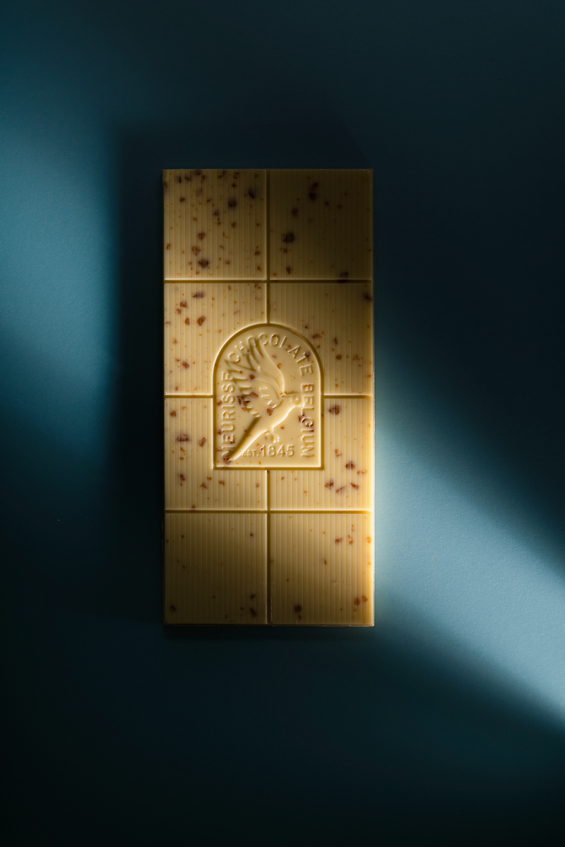 Meurisse - Chocolate Bar - Caramel & Puffed Quinoa - White Chocolate