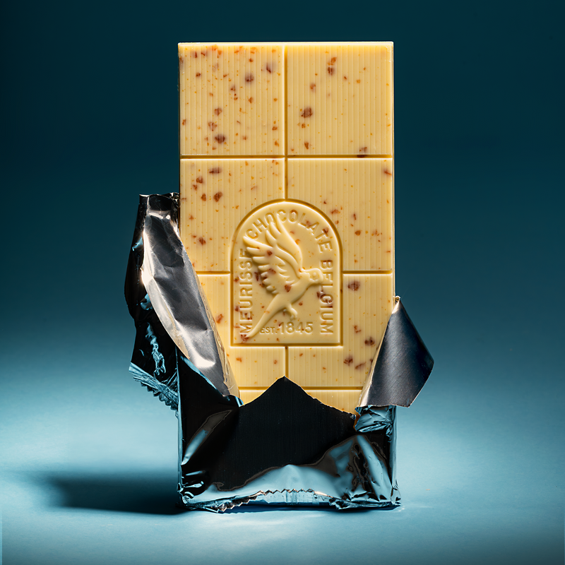 Meurisse - Chocolate Bar - Caramel & Puffed Quinoa - White Chocolate