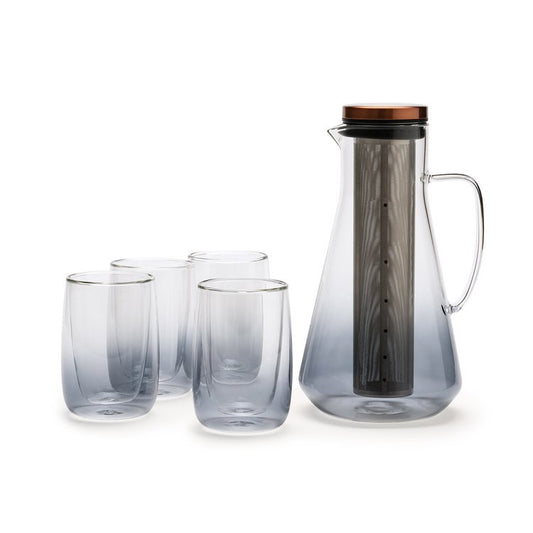 Sio Cold-Infusion Pitcher + Glass Set Bundle