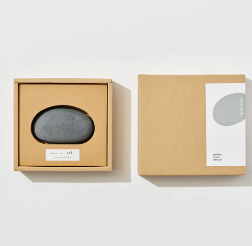 POTTERY STONE DIFFUSER - GRAY BY ELEMENSE