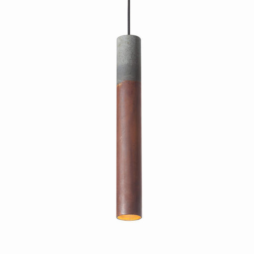 45v Pendant Rust/Zinc by Graypants
