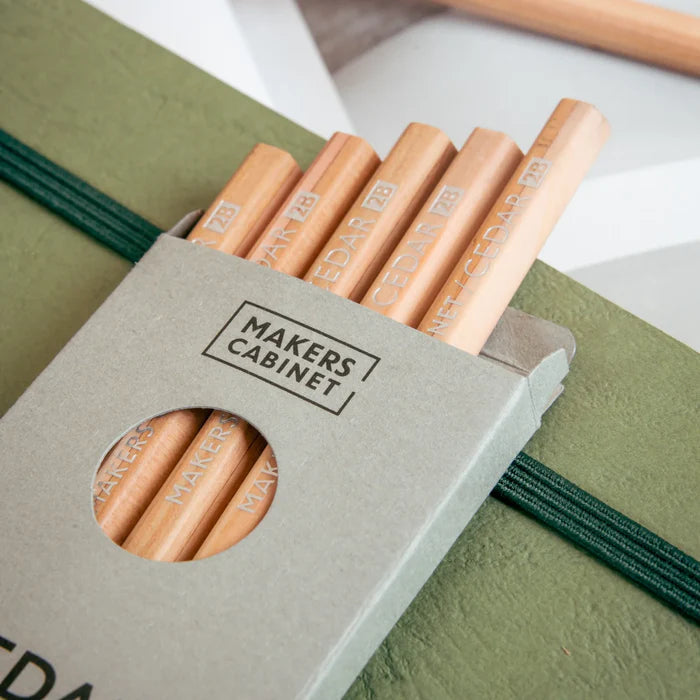 Makers Cabinet - HB Pencil Refills for Ferrule - Pack of Six
