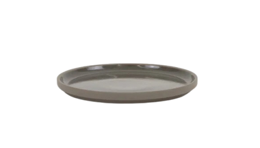 Hasami Porcelain Plate (Gloss Dark Grey) 5 5/8 in x 7/16 in (HDG102)