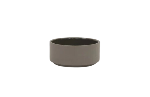 Hasami Porcelain Bowl (Gloss Dark Grey) 3 3/8 in x 7/16 in (HDG107)