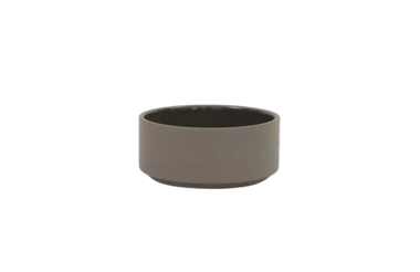 Hasami Porcelain Bowl (Gloss Dark Grey) 3 3/8 in x 7/16 in (HDG107)