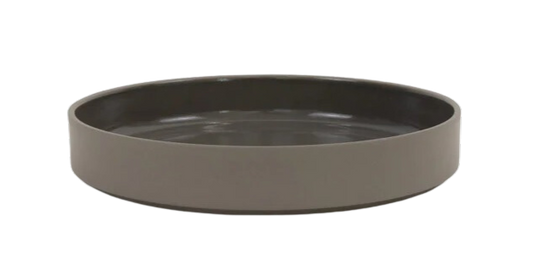Hasami Porcelain Bowl (Gloss Dark Grey) 8 5/8 in x 7/16 in (HDG110)