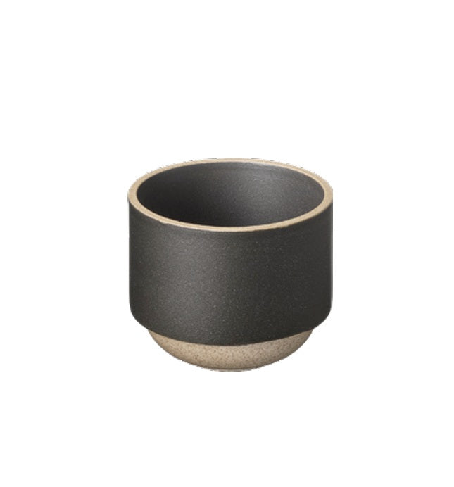 HASAMI PORCELAIN LATTE CUP IN BLACK 8.4 OZ