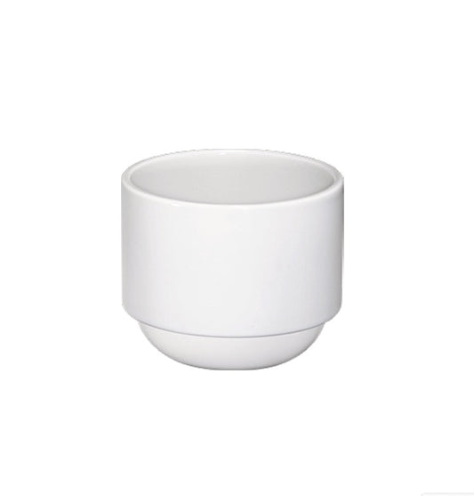 HASAMI PORCELAIN LATTE CUP IN MATTE WHITE 8.4 OZ