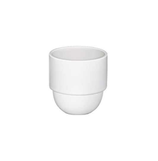 HASAMI PORCELAIN LATTE CUP IN MATTE WHITE 10 OZ
