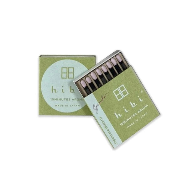 Hibi Box of 8 Incense Matches- Japanese Wisteria