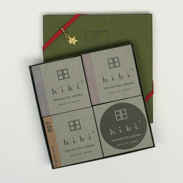 Hibi Match - Limited Edition Holiday Gift Box, Three Assorted Fragrances