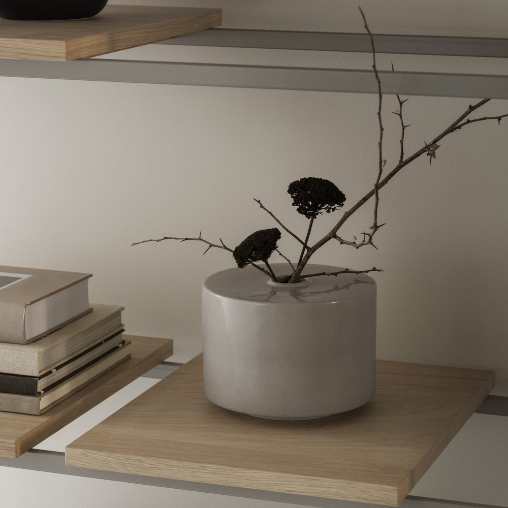 MAKOTO Stoneware Japanese Vase - Flower or Sculptural Vase By Blomus